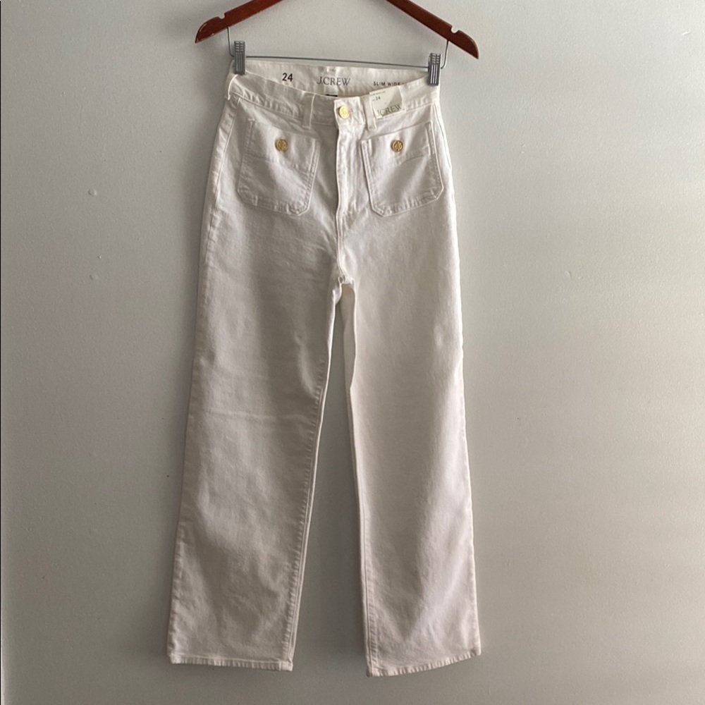 J. Crew wide leg Jean